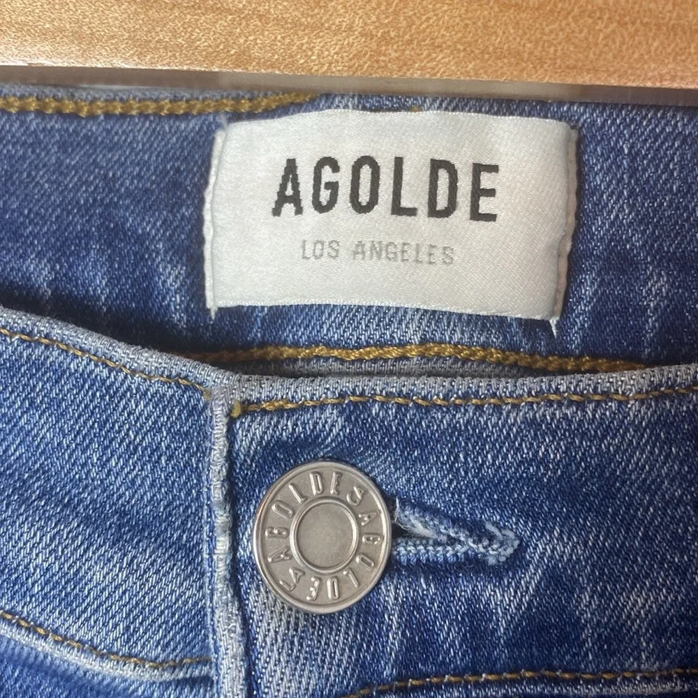 AGOLDE‎ Sophie Cropped Distressed Jeans